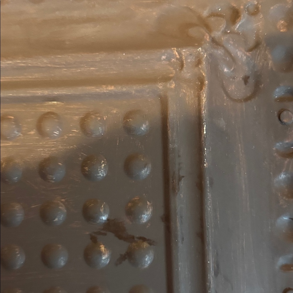 Rustic Metal Tray with Handles - Picture 5 of 16